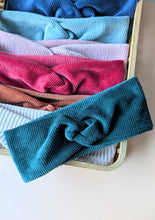 Charger l'image dans la galerie, Bandeau velours vert sapin