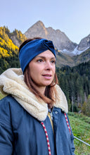 Charger l'image dans la galerie, Bandeau velours bleu pétrole