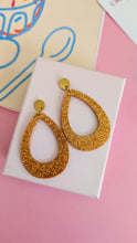 Charger l'image dans la galerie, Boucles d'oreilles pendantes goutte - orange