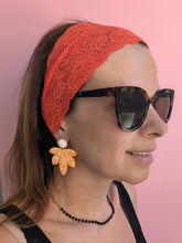 Charger l'image dans la galerie, Bandeau dentelle corail