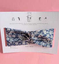Charger l'image dans la galerie, Bandeau long liberty bleu