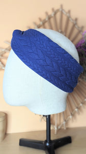 Winter Headband bleu électrique
