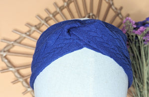 Winter Headband bleu électrique