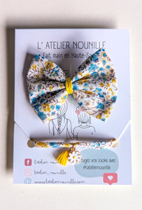 Bracelet/ barrette liberty jaune