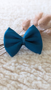 Barrette bleu canard