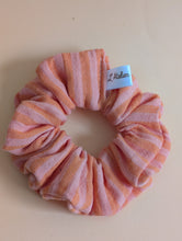 Charger l'image dans la galerie, Chouchou gaze de coton melon/ corail

