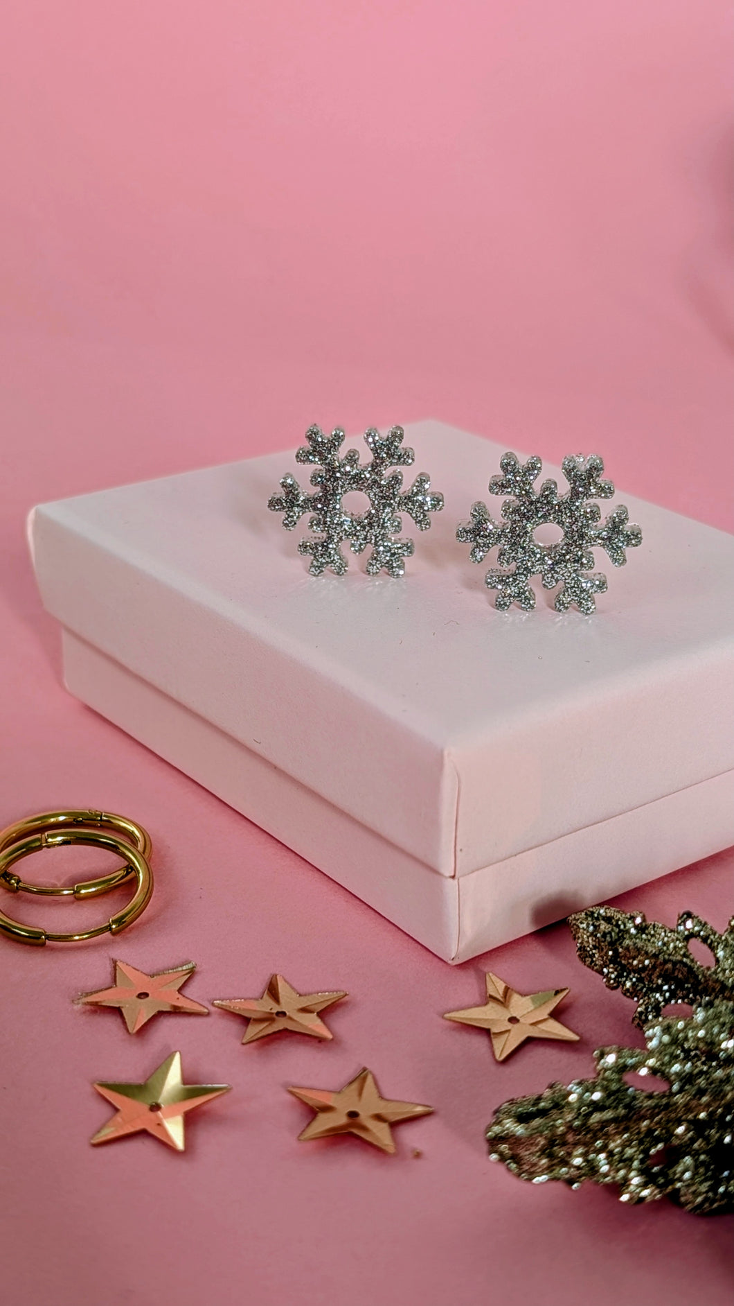 Pampilles Flocon de Neige argenté