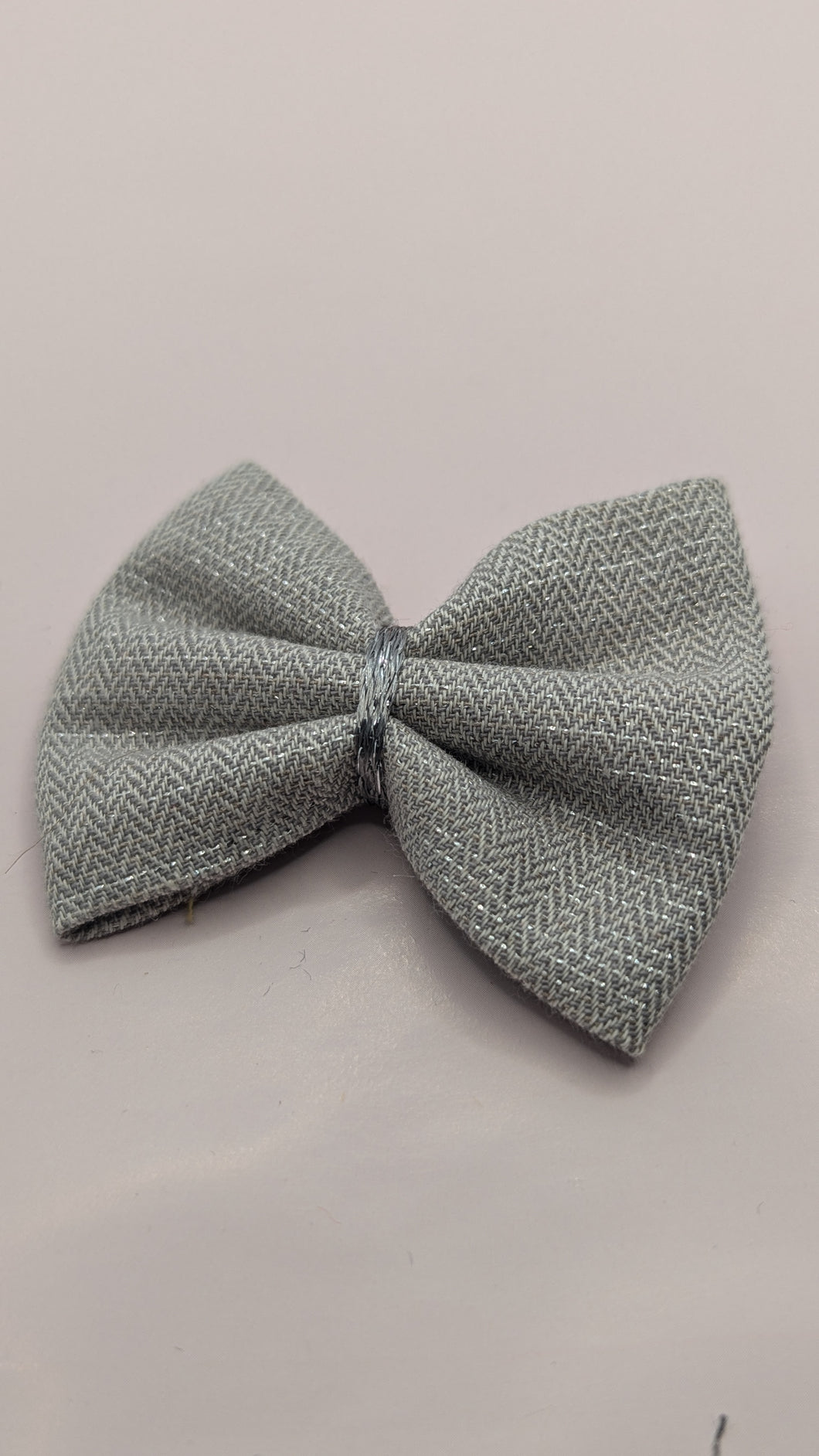 Barrette argentée