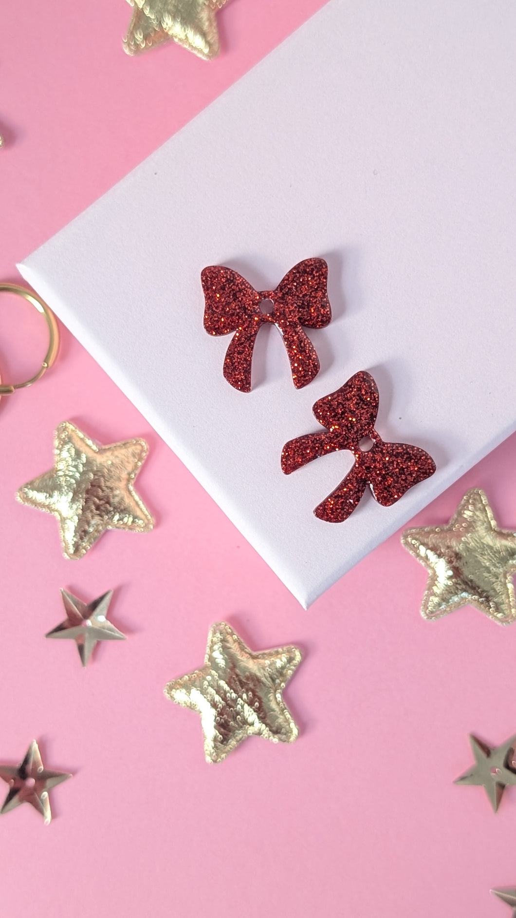 Pampilles noeud rouge